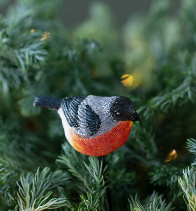 Dompap på pinne rød Dompap på pinne rød